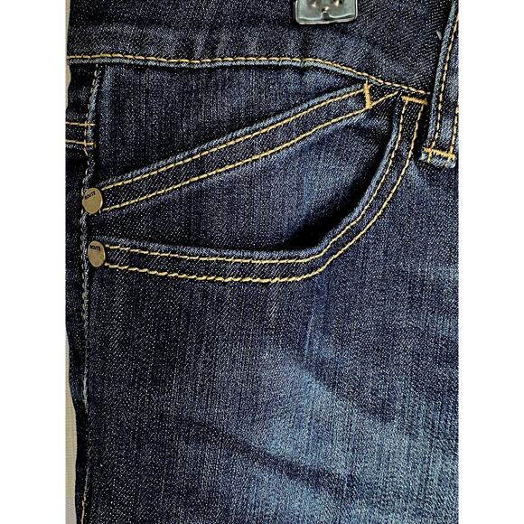 New Route 66 Pants Straight Medium Wash Cuffed Capri Jeans Size 15/16 - Picture 5 of 6